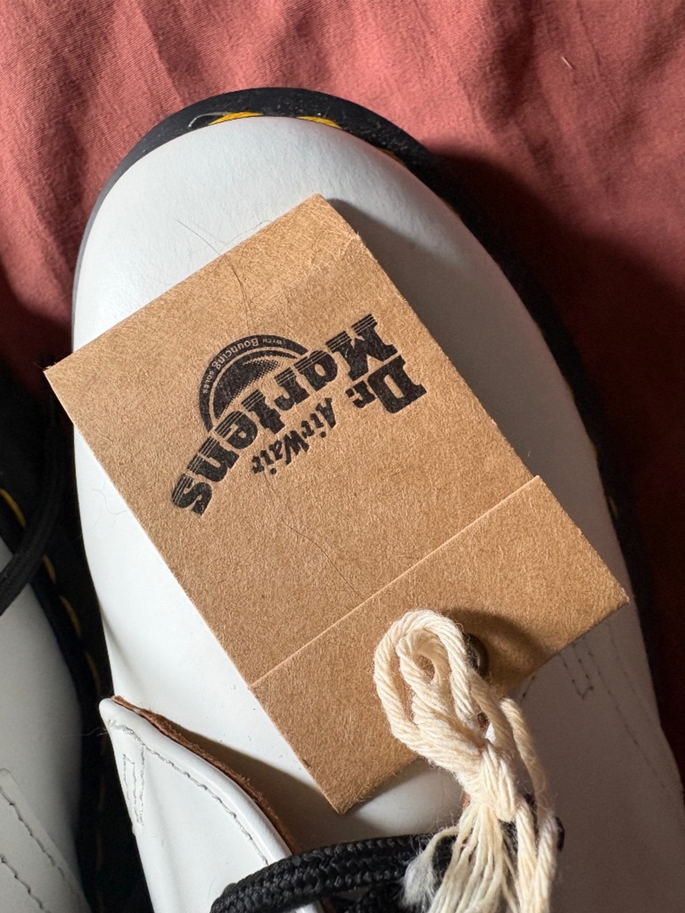 White Dr. Martens 1461 oxfords
